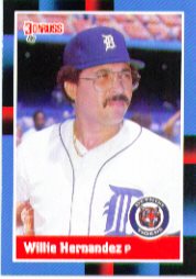 1988 Donruss Baseball Cards    398     Willie Hernandez